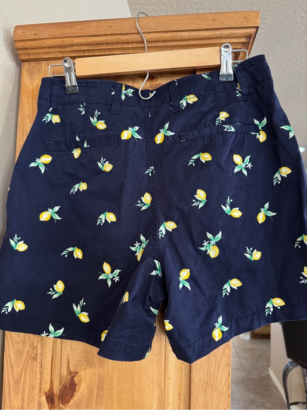 GAP Navy Shorts with Yellow Lemon Print